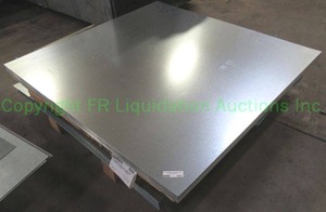 lot 167 image: Galvanized sheet metal panels, 48 x 39, approx. 50-75 panels