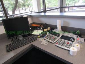 lot 392 image: Assorted office supplies and equipment as shown