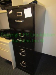 lot 397 image: Hon metal file cabinet