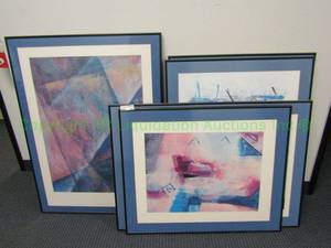 lot 408 image: Assorted framed art prints