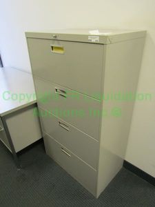 lot 400 image: Hon lateral file cabinet