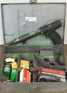 lot 275 image: Ramset .22 caliber power fasteners (2) plus accessories