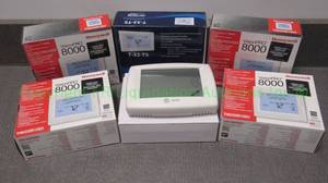 lot 327 image: Honeywell vision pro 8000 programmable thermostats model TH8320R1003