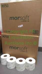 lot 330 image: Morsoft bath tissue, 1 box full and 1 partial