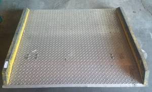 lot 3 image: Copperloy 5000 lbs. capacity dock plate serial no. 24270 as shown.