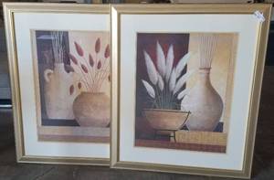 lot 15 image: 2 large size framed prints in stylecolorcondition shown. You are bidding by the piece