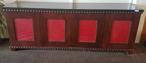 lot 45 image: Granite top buffet  serving station with Texas Star design in stylecolorcondition shown. Check it out