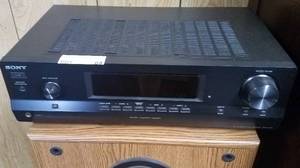 lot 68 image: Sony Stereo receiver and Pioneer speakers in stylemodelscondition shown.