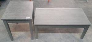 lot 86 image: 2 end tables in stylecolorcondition shown. You are bidding by the piece