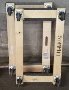 lot 123 image: 2 movers  furniture dollies as shown. You are bidding by the piece
