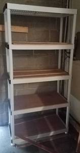 lot 125 image: 5-tier plastic shelf as shown.