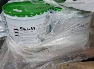 lot 127 image: 2 new ecore E Grip III flooring adhesive 4-gallon pails as shown. You are bidding by the piece Look it up