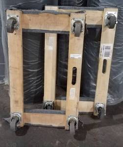 lot 131 image: 2 movers  furniture dollies as shown. You are bidding by the piece