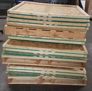 lot 136 image: Lot of assorted palletswood as shown.