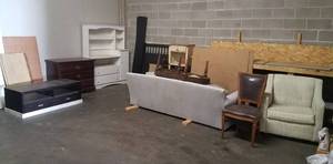 lot 148 image: Large lot of assorted mixed furniture in stylescolorscondition shown.