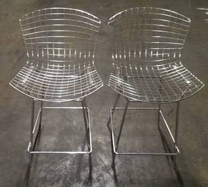lot 302 image: Stainless Steel Counter Height stools in stylecolor shown. Condition varies. Please Note These items will be distributed on a First come - First served basis. You are bidding by the piece
