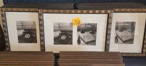 lot 261 image: Framed prints in stylecolor shown. Condition varies. Please Note These items will be distributed on a First come - First served basis. You are bidding by the piece