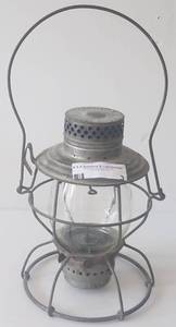 lot 3 image: Vintage 1920s Handlan St. Louis USA railroad lantern as shown. This piece is in excellent, very clean condition for its age. Take a look
