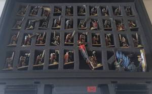 lot 10 image: Collectible Warhammer models in Citadel storage case as shown.