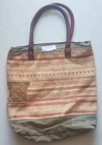 lot 33 image: The Barrel Shack sachel bag in stylecolorcondition shown. Search it up