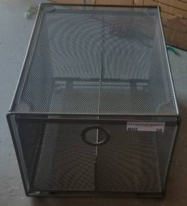 lot 38 image: Under cabinet slide-out wire mesh storage drawercontainer as shown.