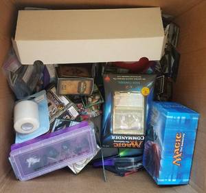lot 68 image: Lot of game cards, models and more as shown.