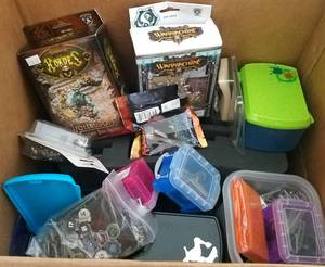 lot 72 image: Lot of game cards, models and more as shown.