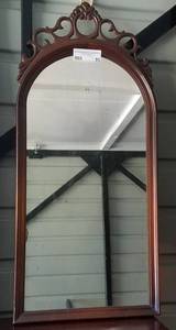 lot 95 image: Vintage framed mirror in stylecolorcondition shown.