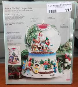 lot 115 image: Snow globe in box as shown.