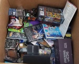 lot 122 image: Lot of cards, games, dvds and more as shown