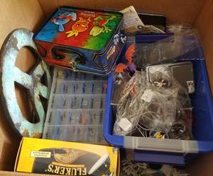 lot 124 image: Lot of gaming models and more as shown.