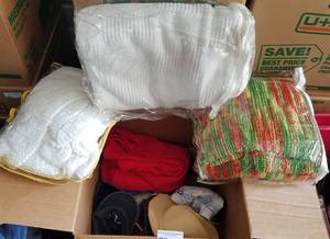 lot 139 image: Lot of afghans and blankets as shown.