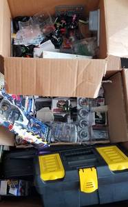 lot 144 image: Lot of warhammer models and more as shown.