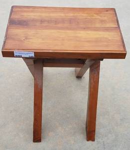 lot 149 image: Solid wood accentside table as shown.