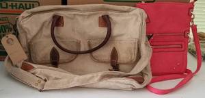 lot 151 image: The Barrel Shack bag with tag and Simply Noella pursebag in stylescolors as shown. Take a look You are bidding by the piece