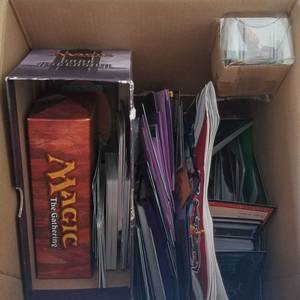 lot 51 image: Magic game cards and more as shown.