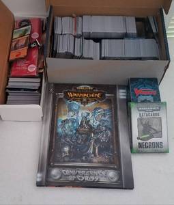 lot 65 image: Large lot of magic game cards and more as shown.