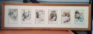 lot 155 image: Framed print in stylecolorcondition shown.
