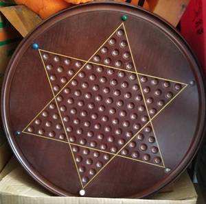 lot 170 image: Chinese checker board as shown. No accessories.