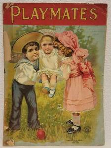 lot 189 image: Antique Playmates childrens illustrated book as shown.