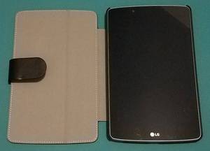 lot 198 image: LG tablet in stylecolorcondition shown. No chargerpower cord. Unable to test.