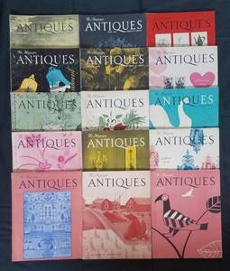 lot 11 image: LOT OF 15 VINTAGE ANTIQUES--THE MAGAZINE VOLUMES FROM THE 1950S - 1960S AS SHOWN. (YOUR BID X 15)