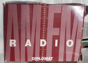 lot 52 image: DIPLOMAT AMFM RADIO IN BOX AS SHOWN.