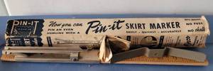lot 108 image: VINTAGE ORCO PIN-IT SKIRT MAKER IN ORIGINAL BOX AS SHOWN.