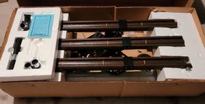 lot 148 image: VINTAGE JASON DISCOVERER ASTRONOMICAL TELESCOPE MODEL 313 IN BOX AS SHOWN.