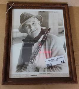 lot 68 image: GENE KELLY XANADU FRAMED PICTURE AS SHOWN.