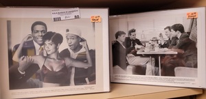 lot 80 image: FRAMED STRICTLY BUSINESS AND DINER PICTURES AS SHOWN.