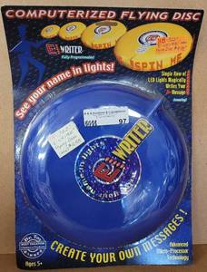 lot 97 image: COMPUTERIZED FLYING DISC AS SHOWN.