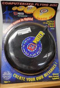 lot 98 image: COMPUTERIZED FLYING DISC AS SHOWN.