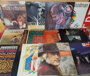 lot 101 image: 12 ASSORTED VINYL RECORDS AS SHOWN.